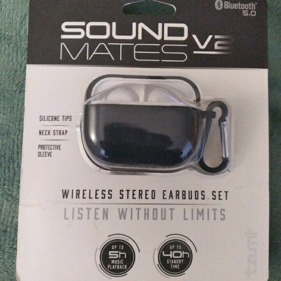 Tzumi Headphones Tzumi Wireless Earbuds Sound Mates V2 Poshmark